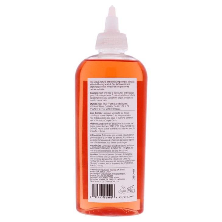 Cuccio Naturale Revitalizing Cuticle Oil Hydrating Oil For Repaired Cuticles Overnight Remedy For Damaged Skin And Thin