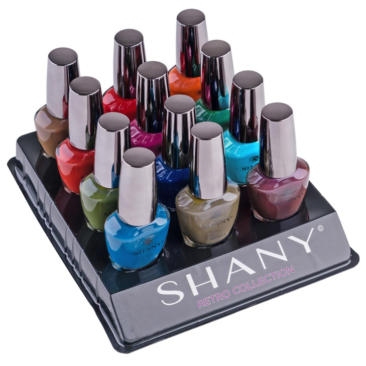 SHANY DIY Nail Polish Set Quick Dry Nail Lacquer Kit Vibrant Colorful DIY Collection Semi Glossy Shimmery Matte Finishes