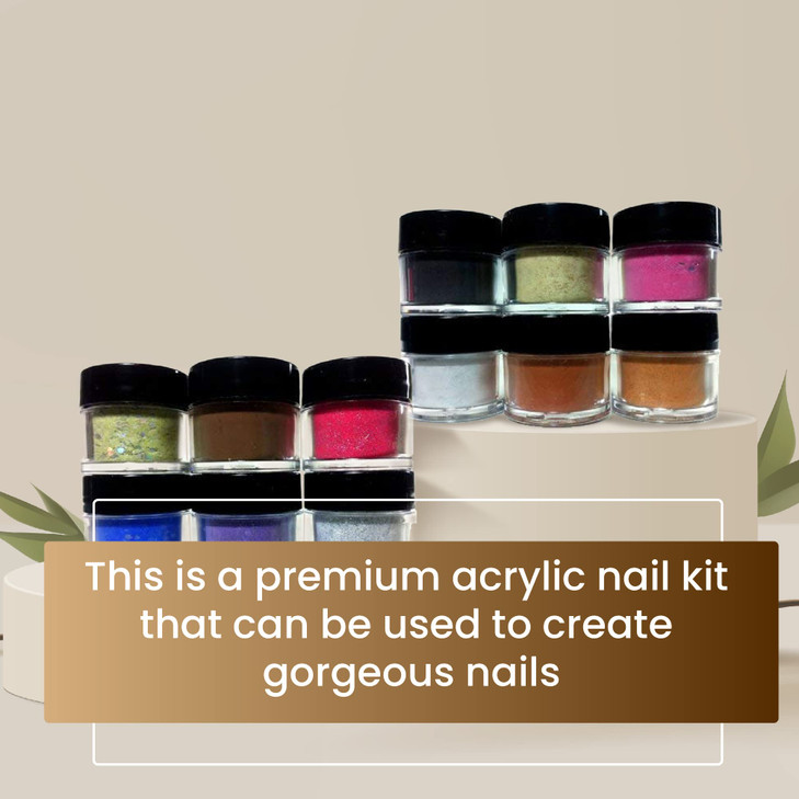 Mia Secret Nail Art Acrylic Powder Fiesta Collection