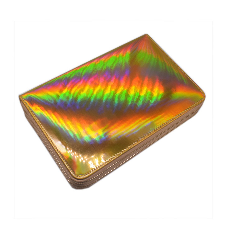 Mezerdoo 216 Slots Stamping Plate Holder Case Rainbow Laser Design Round Square Rectangular Nail Art Stamp Template Orga