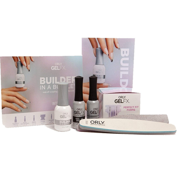 ORLY GelFX Builder In a Bottle Intro Kit Sculpting Builder Gel for Nail Extensions and Gel Overlay Intro Kit