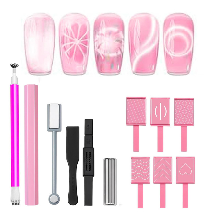 modelones 3 Pcs Glitter Gel Nail Polish with No Wipe Gel Top Coat Base Coat Set Soak Off Nail Lamp Acid Free No Wipe Cle