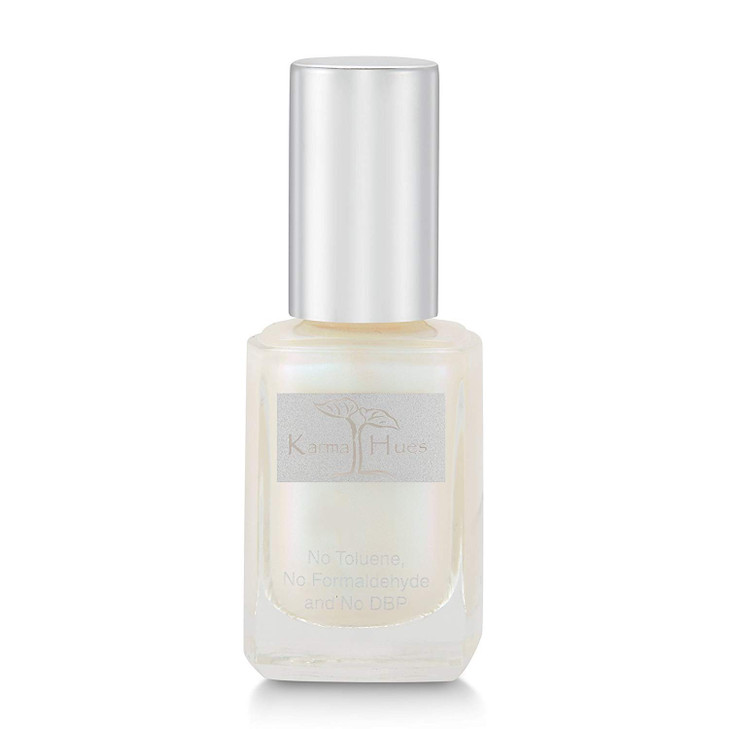 karma organic Nail Polish Quick Dry Nail Lacquer NonToxic Vegan and CrueltyFree Nail Paint Art for Adults Kids Iridescen