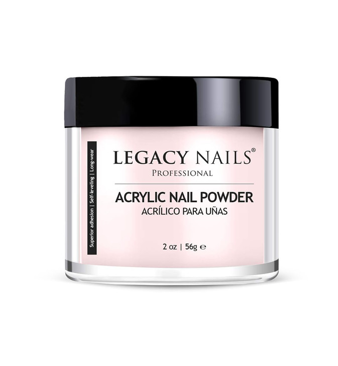 Legacy Nails Professional PINK ACRYLIC POWDER 56g 2oz HighQuality FastDrying Formula for Nail Extensions Sculpting Overl