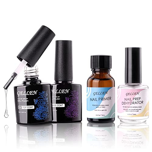Gellen Nail Prep Dehydrator Nail Primer Top Coat Gel Gel Base Coats