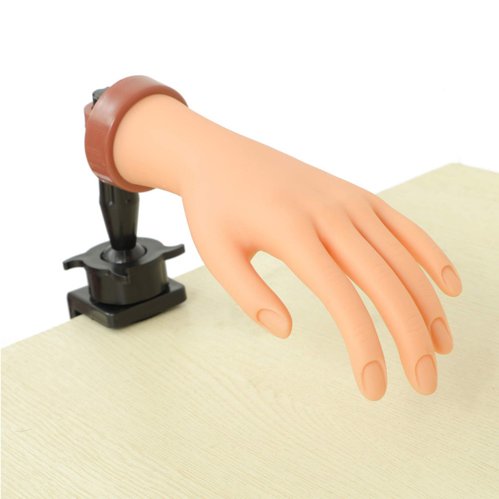FU SHEN Practice Hand for Acrylic NailsMannequin Hands for Nails PracticeNail Art Hand Nail Training Hand Nail Fake Hand