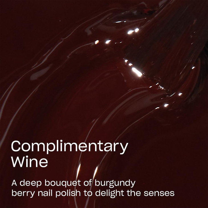 OPI Nail Lacquer Complimentary Wine Opaque Dark Red Crme Chip Resistant Nail Polish Muse of Milan Collection