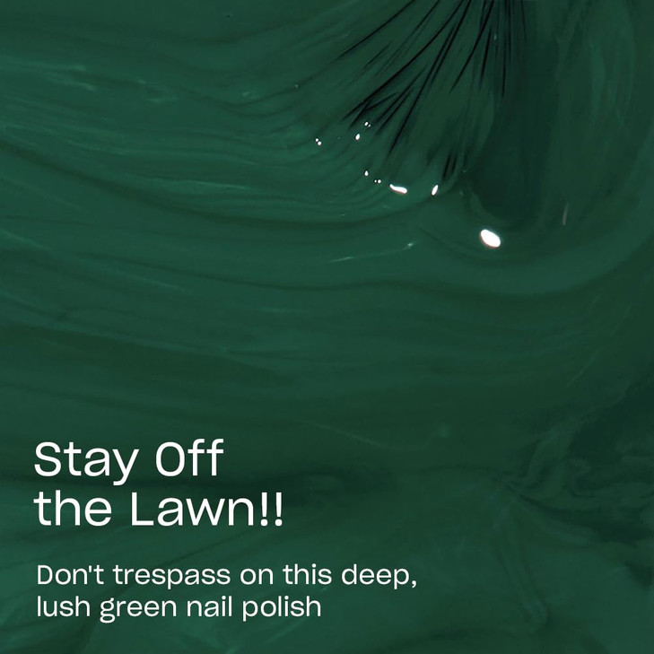OPI Nail Lacquer Stay Off the Lawn Opaque Dark Green Crme Chip Resistant Nail Polish Washington DC Collection