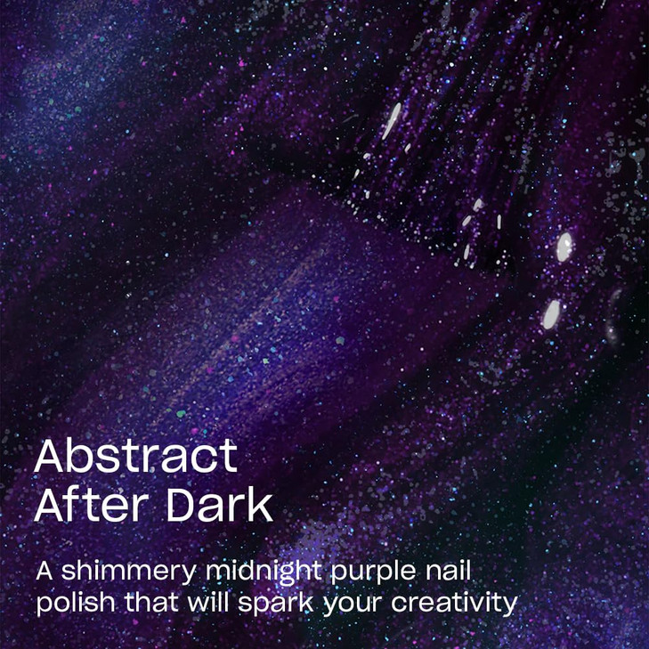 OPI Nail Lacquer Abstract After Dark Opaque Dark Purple Shimmer Chip Resistant Nail Polish Downtown LA Collection