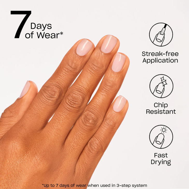 OPI Nail Lacquer Baby Take a Vow Sheer Soft Pink Crme Chip Resistant Nail Polish Fast Drying Streak Free