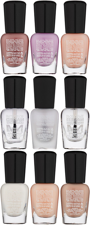 ZOYA Mini Pro Kit Coat Assorted025 Fl Oz Pack of 9