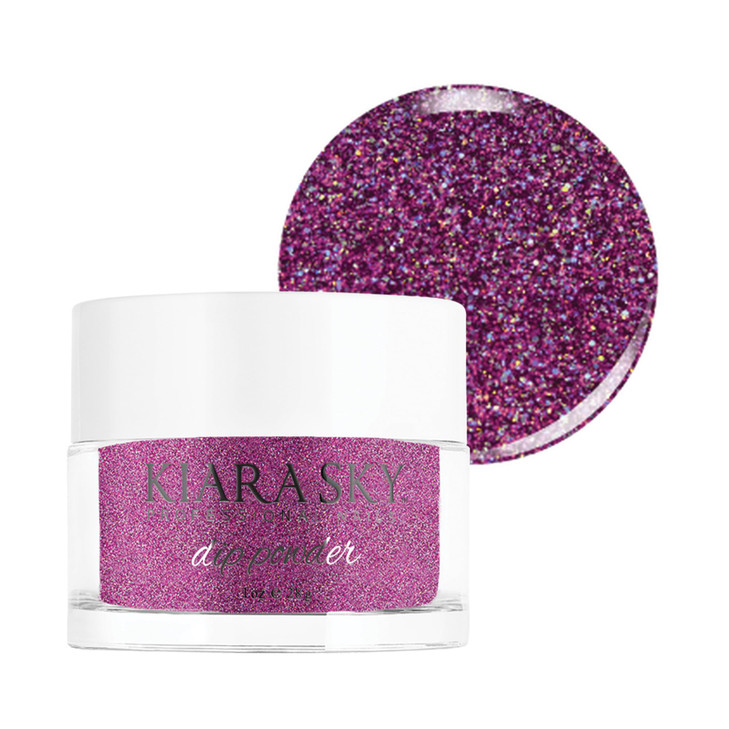 Kiara Sky Dip Powder Purple Tones 1 oz Purple Spark