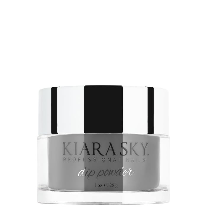 Kiara Sky Glow Collection LongLasting and Lightweight Nail Dipping Powder 1 oz Activate with UV LED or Sunlight Stormy W