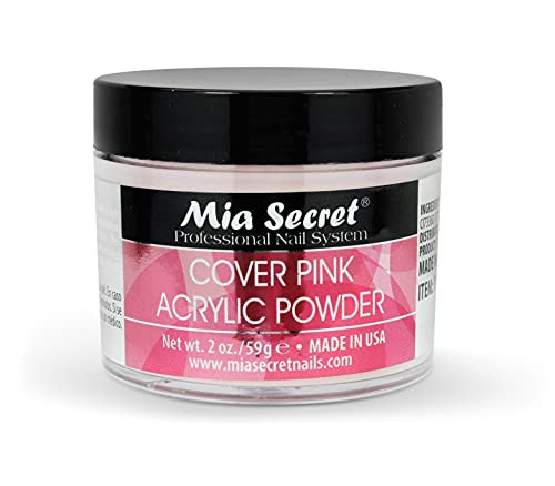 Mia Secret Cover Pink Acrylic Powder Easy to Apply 2 Ounce