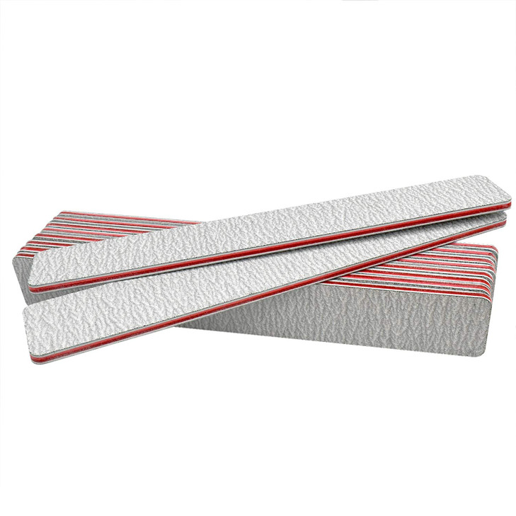 Karlash Professional Double Sided Emery Board Jumbo Zebra Nail File 80/80 10pcs online at globaldelivered