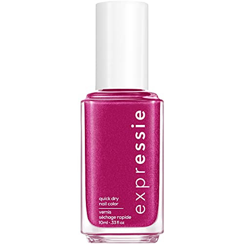 essie Expressie Nail Polish QuickDry Deep Fuchsia Pink Nail Polish Vegan Dont Glitch Get Better 033 fl oz