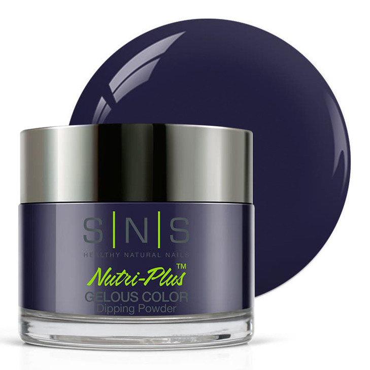 SNS Nail Dip Powder Gelous Color Dipping Powder SNS Ink Blue NavyIndigo Cream LongLasting Dip Nail Color Lasts 14 Days L