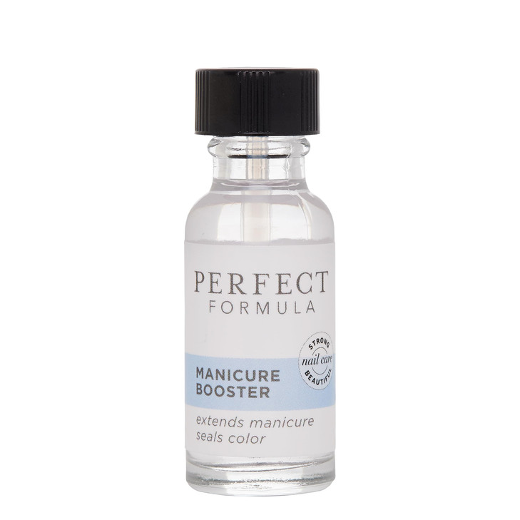 Perfect Formula Manicure Booster Base and Top Coat Nail Strengthener Keratin Treatment Strengthener for Damaged Nails Ma
