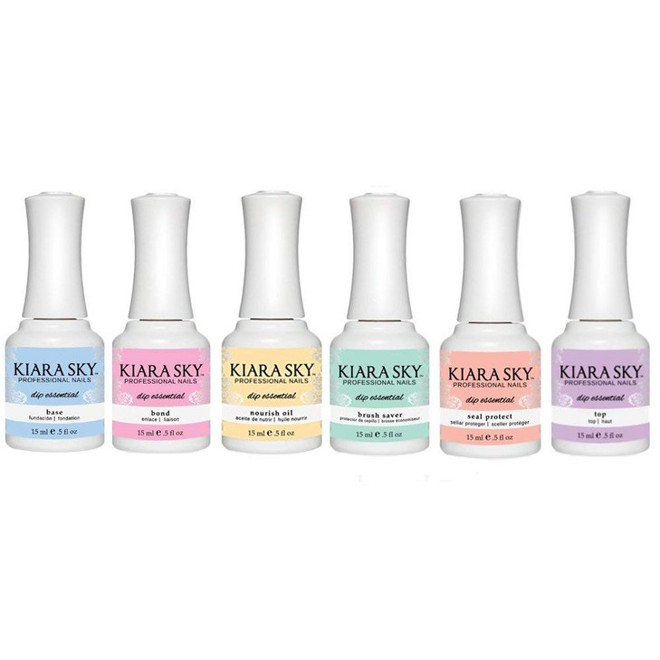 Kiara Sky Professional Dip Manicure Nail Liquid Essentials Long Lasting Nail Gels Beauty Essentials Nail Design for Nail