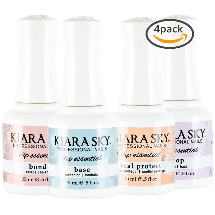 KIARA SKY Dip Manicure Nail Liquid Essentials 05 fl oz Dip Liquids Kit Steps 14