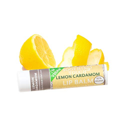 Soothing Touch Vegan Lip Balm - Variety Pack of 2 - Lemon Cardamom and Vanilla Chai online at globaldelivered