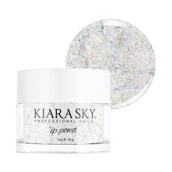 Kiara Sky Dip Powder Silver Tones 1 oz Shooting Star