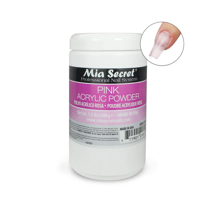 Mia Secret pink Acrylic Powder 15 lbs Made in USA