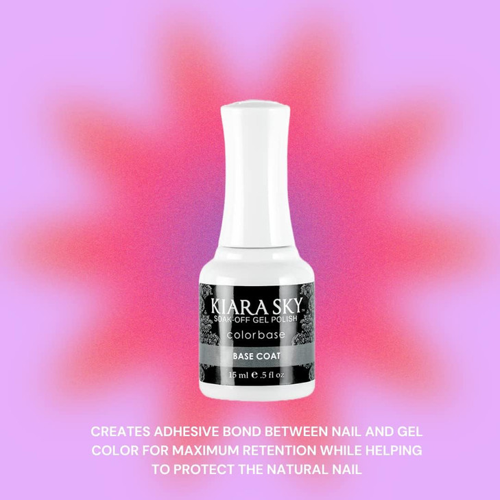 KIARA SKY Gel Polish Base Coat 05 fl oz Adhesive Bond