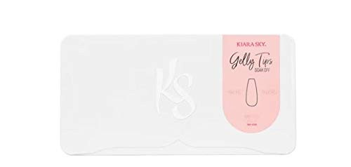 Kiara Sky Gelly Tips Soak Off Soft Gel Nail Extensions 500 pieces 10 Sizes Medium Coffin