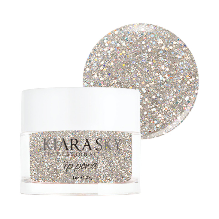 Kiara Sky Dip Powder Silver Tones 1 oz Time for Selfie