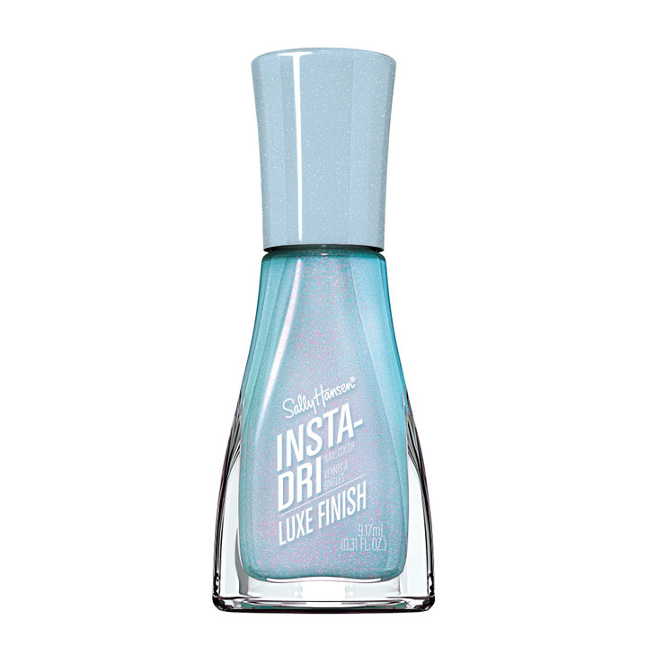 Sally Hansen InstaDri Nail Polish Quick Dry Long Lasting StreakFree Shine SemiOpaque Shimmer 62 Glossea Iridescent Teal