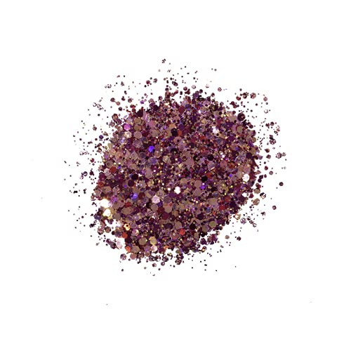 Kiara Sky Nail Art 3D Glitter 1 oz Sprinkle On Collection Mix with Acrylic Gel Polish or dip Powder Vivacious