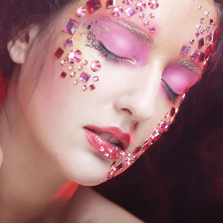 Bememo 3456 Pcs Crystals Diamond Rhinestones AB Clear Flat Back Round Gems Flatback Glass Mixed Size Crystals Gems for Crafts Clothes Shoes Makeup Ba online at globaldelivered