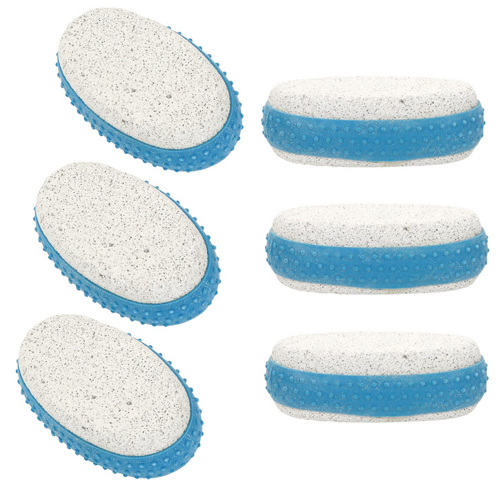 Iconikal 6-Pack Pumice Exfoliating Stone with Rubber Grip (Blue) online at globaldelivered