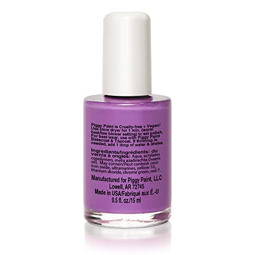 Piggy Paint 100 NonToxic Girls Nail Polish Safe Crueltyfree Vegan Low Odor for Kids Tutu Cool