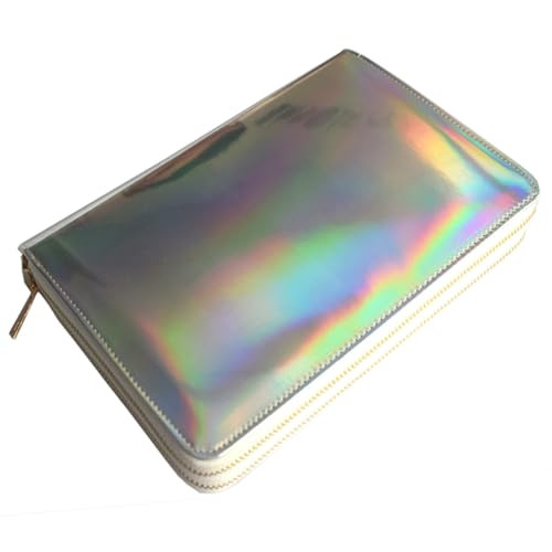 Mezerdoo 216 Slots Stamping Plate Holder Case Rainbow Laser Design Round Square Rectangular Nail Art Stamp Template Orga