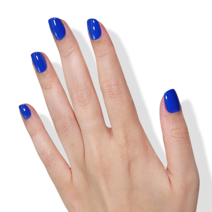 LONDONTOWN lakur Nail Polish ChipResistant NonToxic Conditions Hydrates Nails Glossy Electric Blue Iconic 40 fl oz
