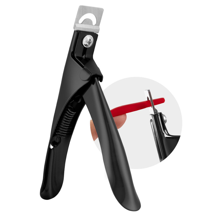 AIRSEE Professional Adjustable Stainless Steel Acrylic Nail Clippers False Nail Cutters for Artificial Acrylic Nails Fak