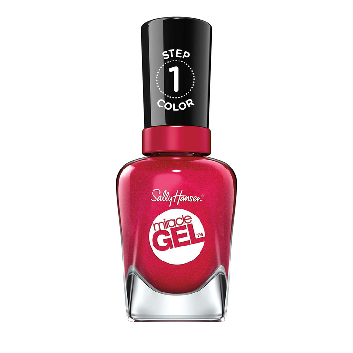 Sally Hansen Miracle Gel Salon Quality Nail Polish GelLike Formula TwoStep System No UV Light Needed Long Lasting Opaque