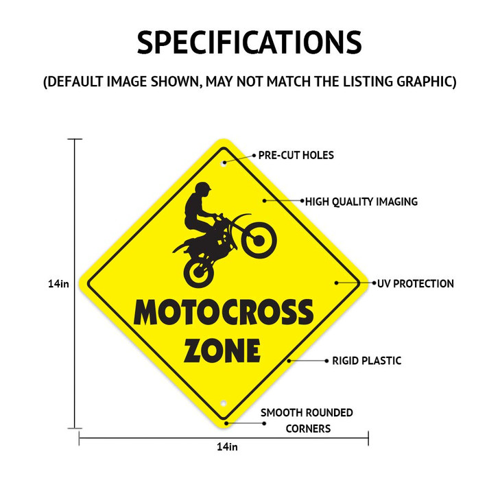 Kid Crossing Sign Zone Xing IndoorOutdoor 14 Tall Children Child Play Slow be Safe Caution
