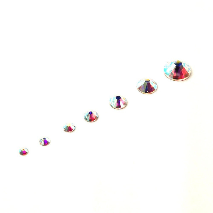 Swarovski 20582088 Crystal Nail Art Mixed Flatbacks Rhinestones Crystal AB 001 AB
