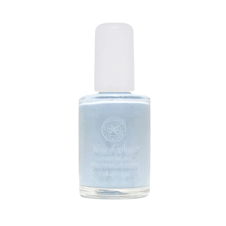 Honeybee Gardens WaterBased Nail Enamel Forget Me Not Matte Opaque Light Pastel Blue EcoFriendly Odorless Vibrant Polish