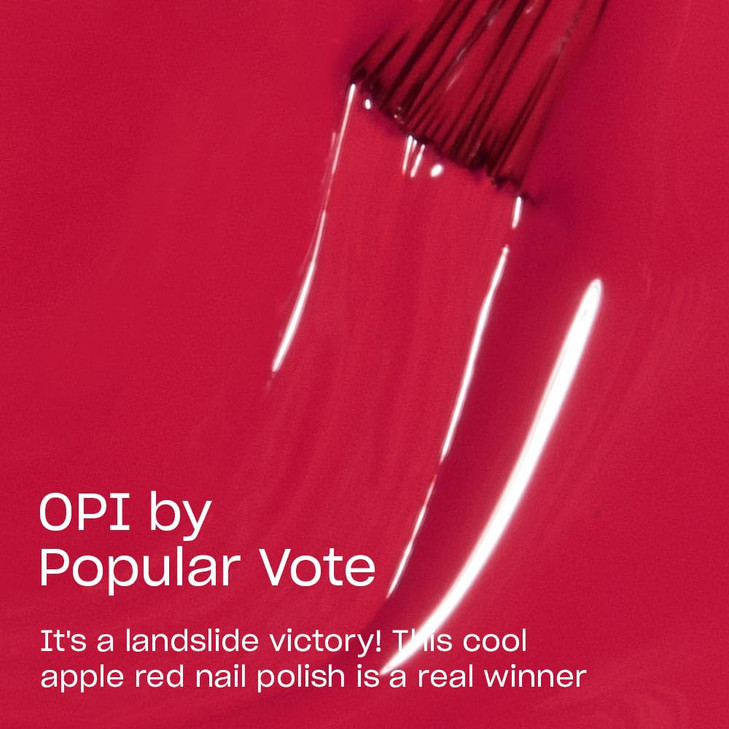 OPI Nail Lacquer OPI by Popular Vote Opaque Dark Red Crme Chip Resistant Nail Polish Washington DC Collection