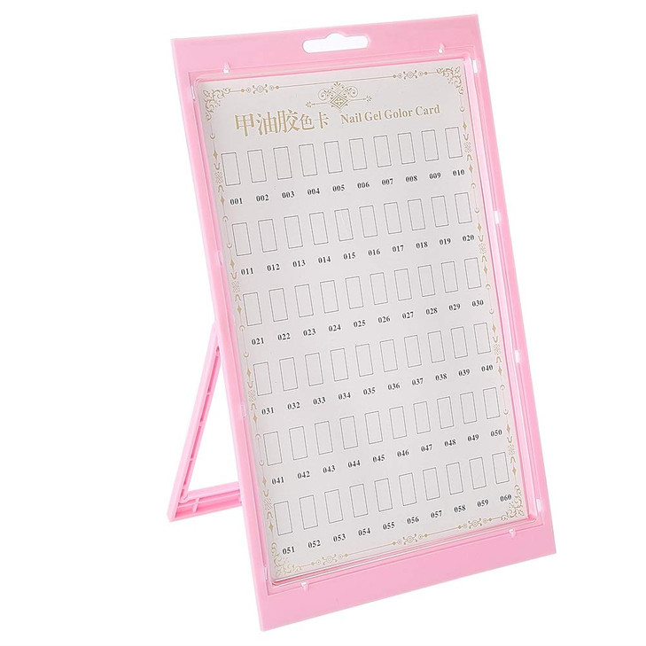 Nail Gel Polish Display Board Nail Art Tips Chart Practice Design Rack Polish Palette Stand Showing DIY at Home