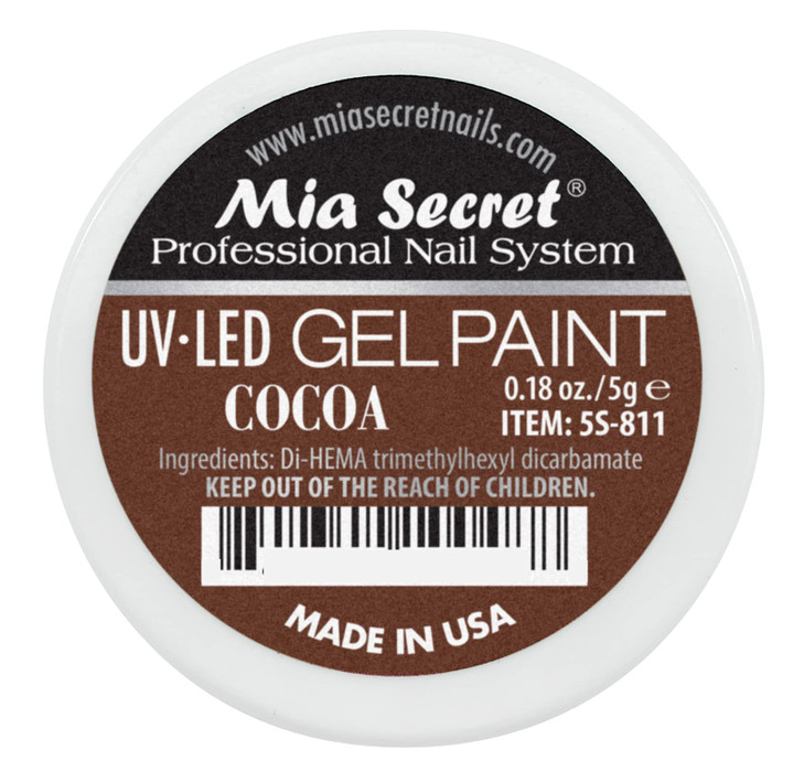 Mia Secret Professional Nail System UVLED Gel Paint 5 grams Cocoa