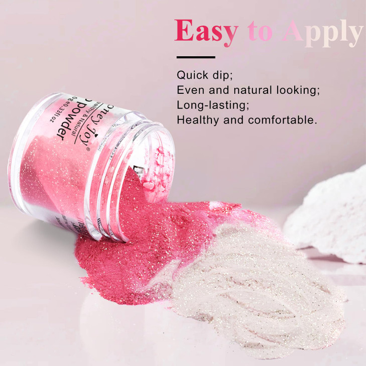 28gBox Red and White Temperature Color Change Shine Glitter Dip Powder Nails Dipping Nails Longlasting Nails No UV Light