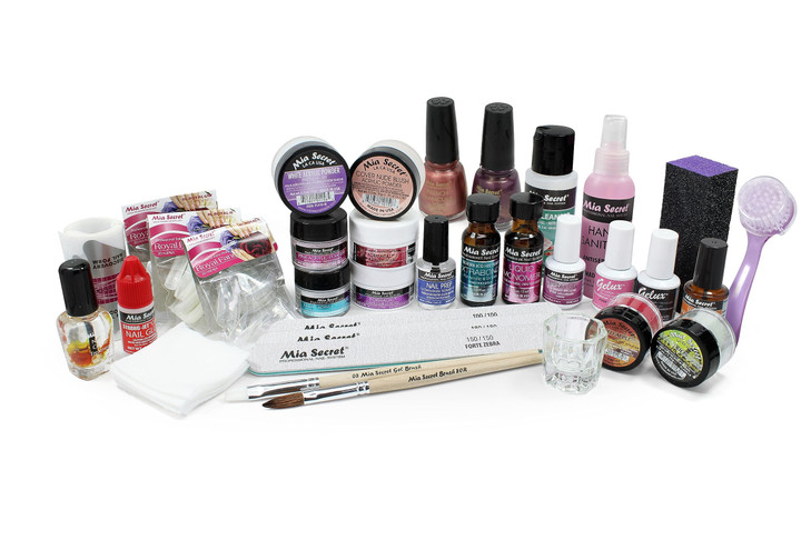 Mia Secret Professional Academic Nail Kit for Acrylic FormagelGelux Dip Gel Set For Beginners Students KitA08