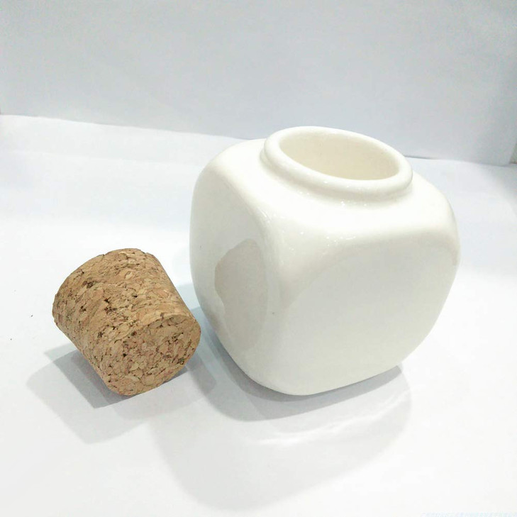 1 Piece Porcelain Material Dappen Dish with Soft Wooden Cap Nail Art Acrylic Powder Nail Art Tools Porcelain Cup Porcela