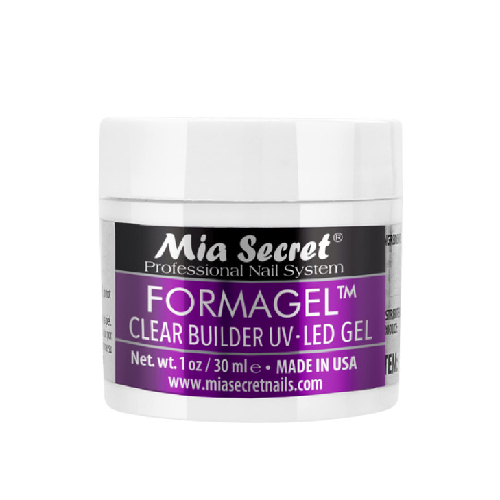 Mia Secret Professional Nail System Formagel Clear Builder Gel For Nails 1 oz