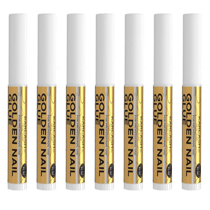 7 pcs Nail Tip Glue Adhesive Super Bond for Acrylic Nails Tips 007 oz for Each Glue